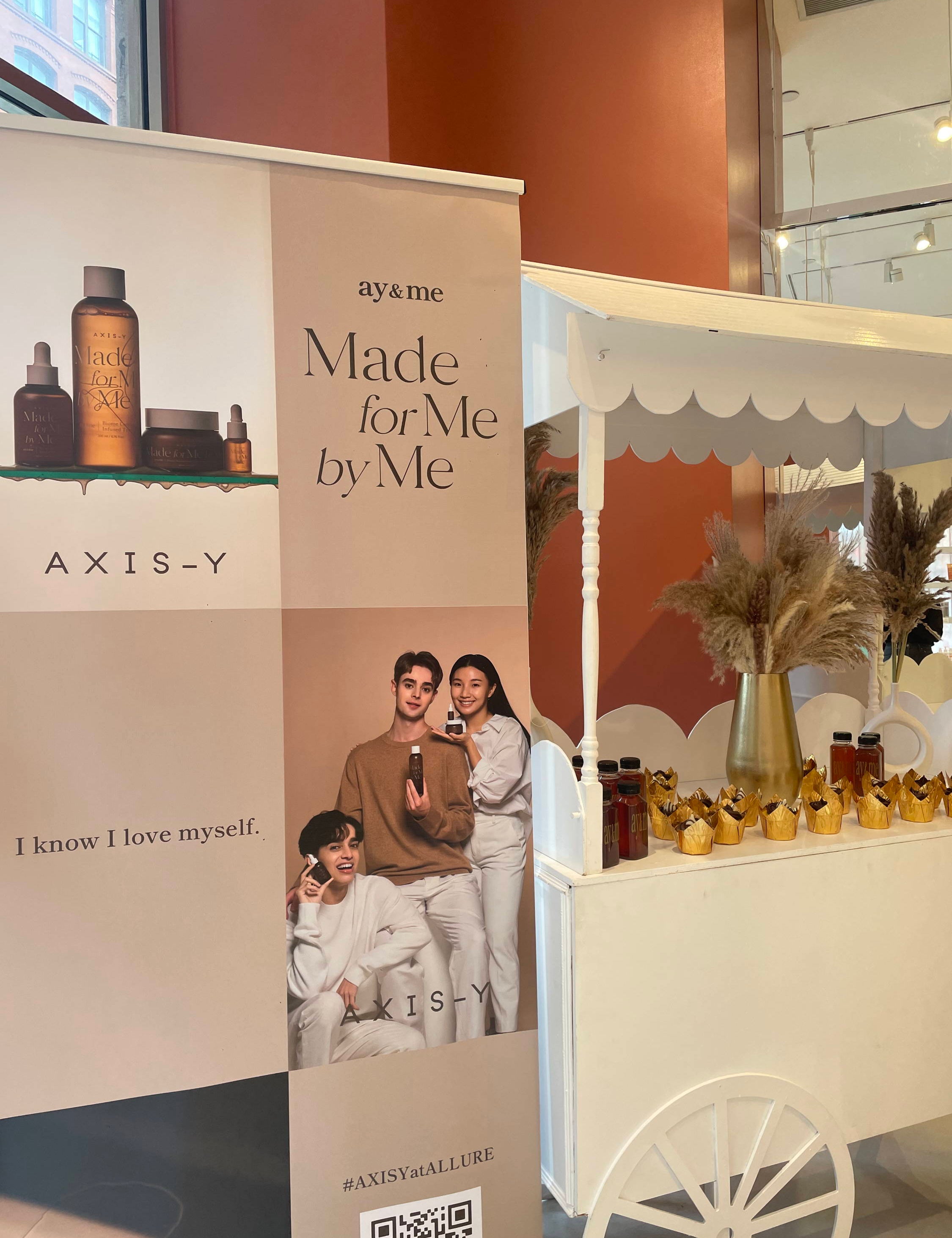 ay&me Launch Event in Allure Store, New York City